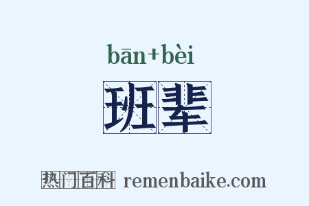班辈是什么意思的图片